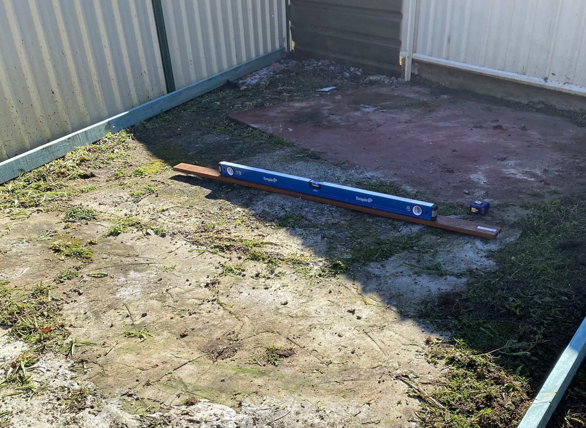 Concrete Slab Shed XDP Works